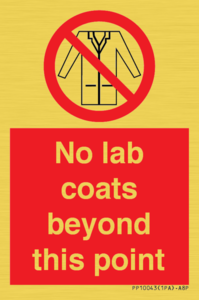 No lab coats beyond this point